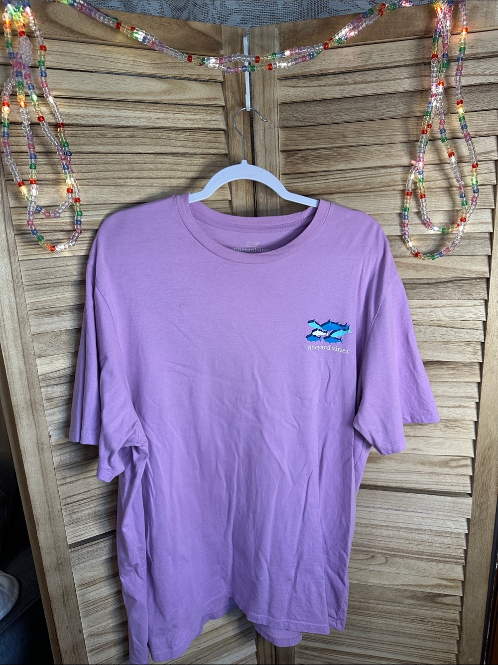 Vineyard Vines Lavender Short Sleeve Whale Tee